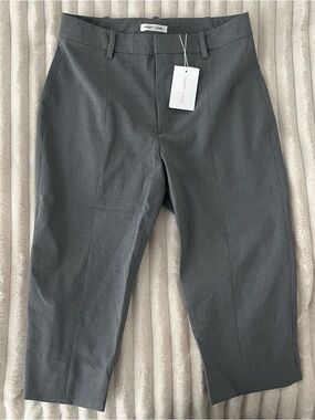 NWT Sandy Liang Grey Melvin Capris